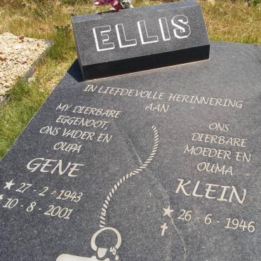 ELLIS Gene 1943-2001 &amp; Klein 1946-