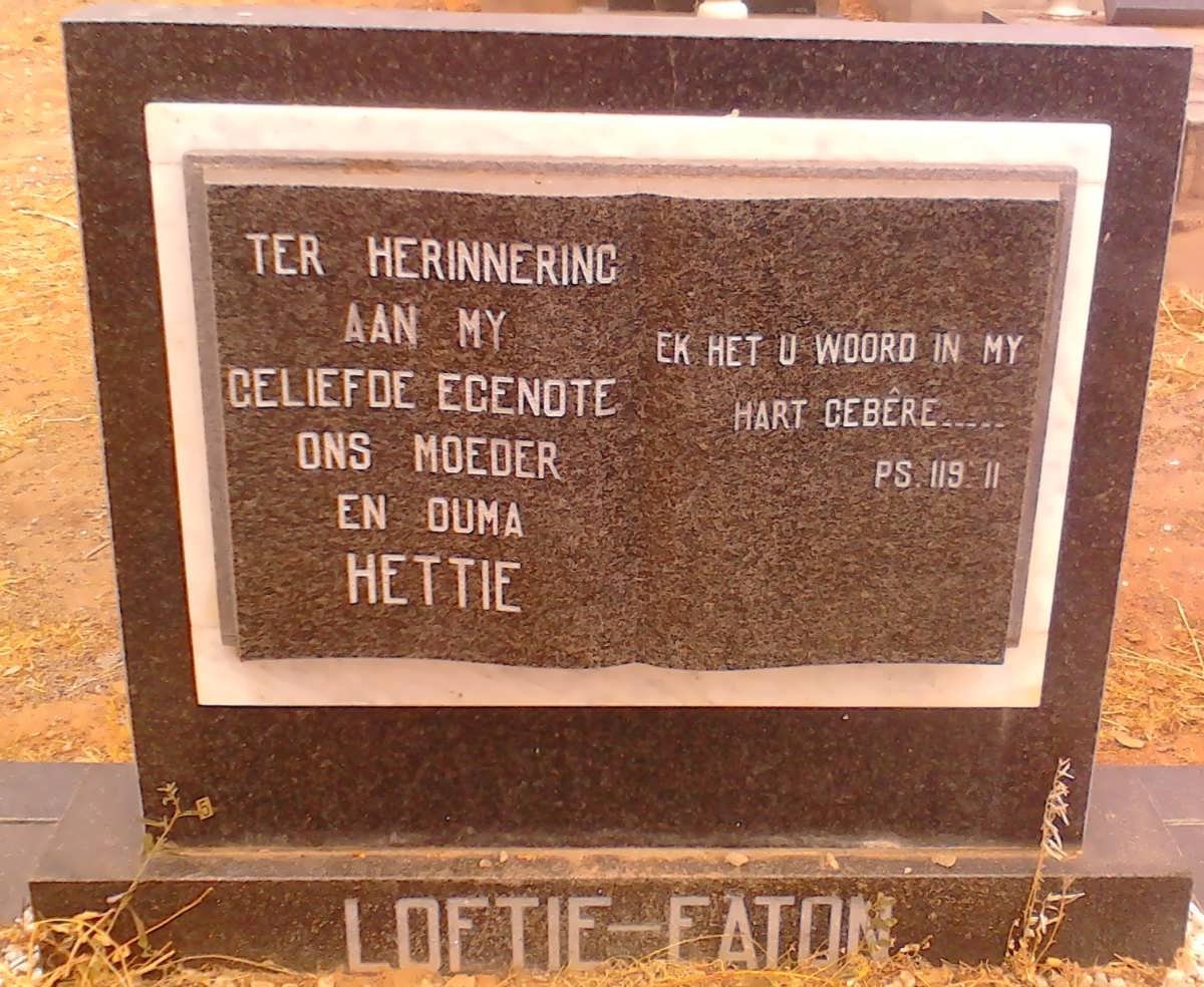 EATON Hettie, LOFTIE