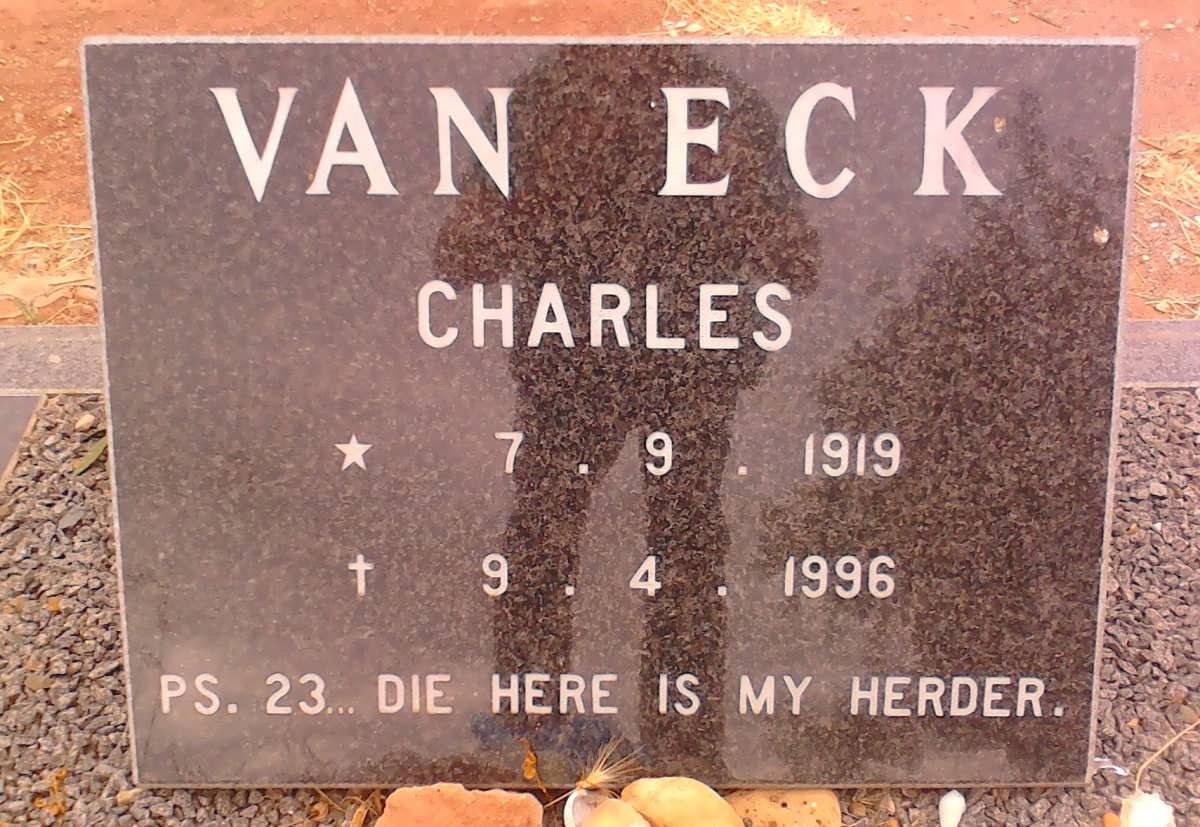 ECK Charles, van 1919-1996