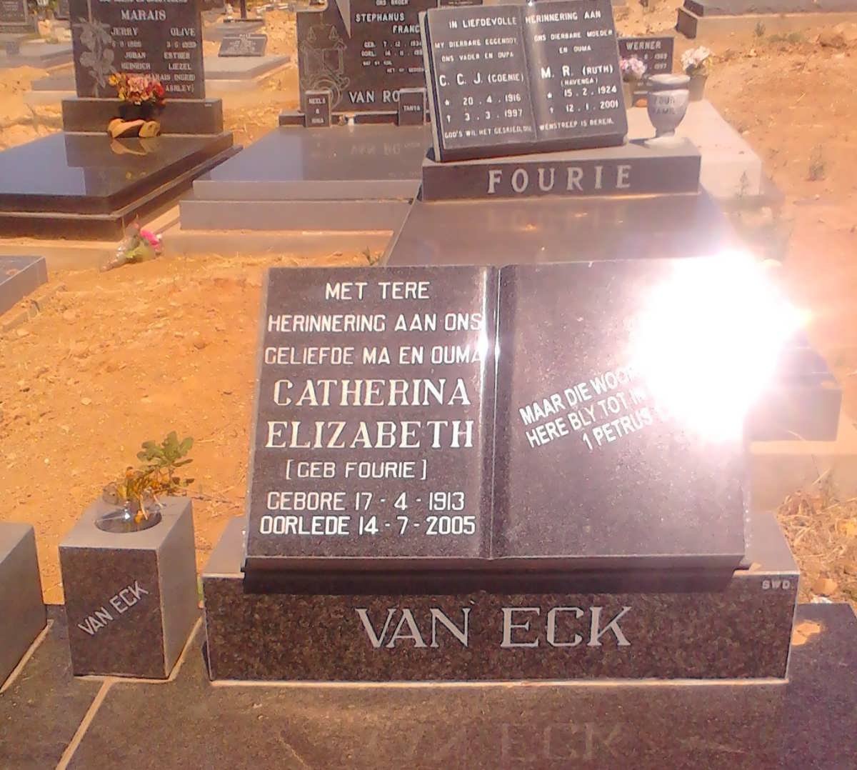 ECK Catherina Elizabeth, van nee FOURIE 1913-2005