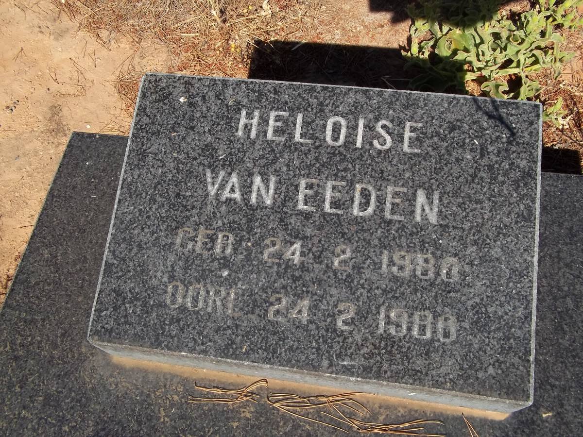 EEDEN Heloise, van 1980-1980