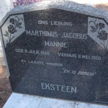 EKSTEEN Marthinus Jacobus 1936-1950