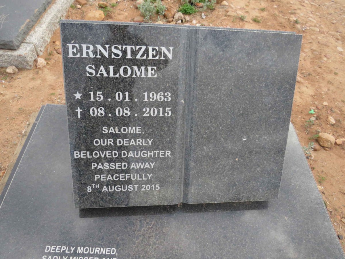 ERNSTZEN Salome 1963-2015