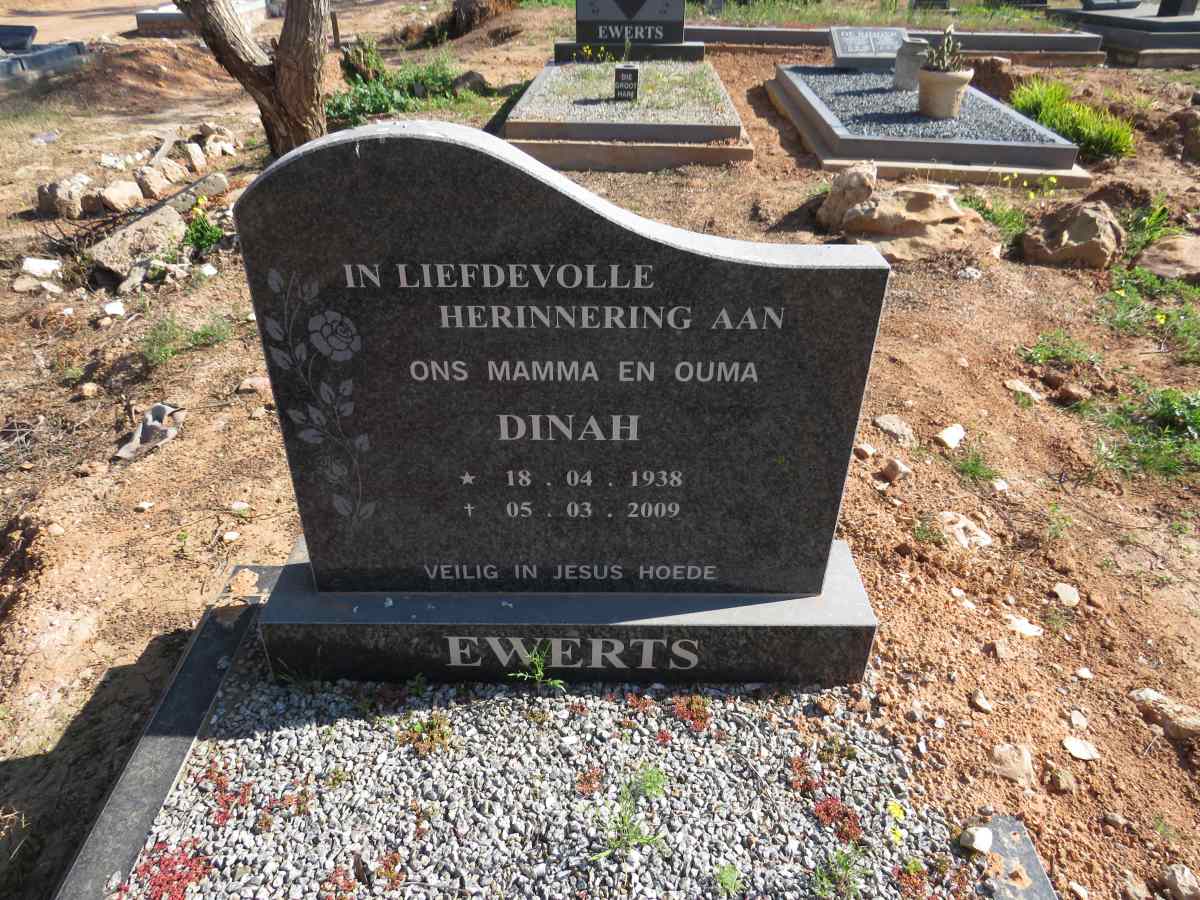 EWERTS Dinah 1938-2009