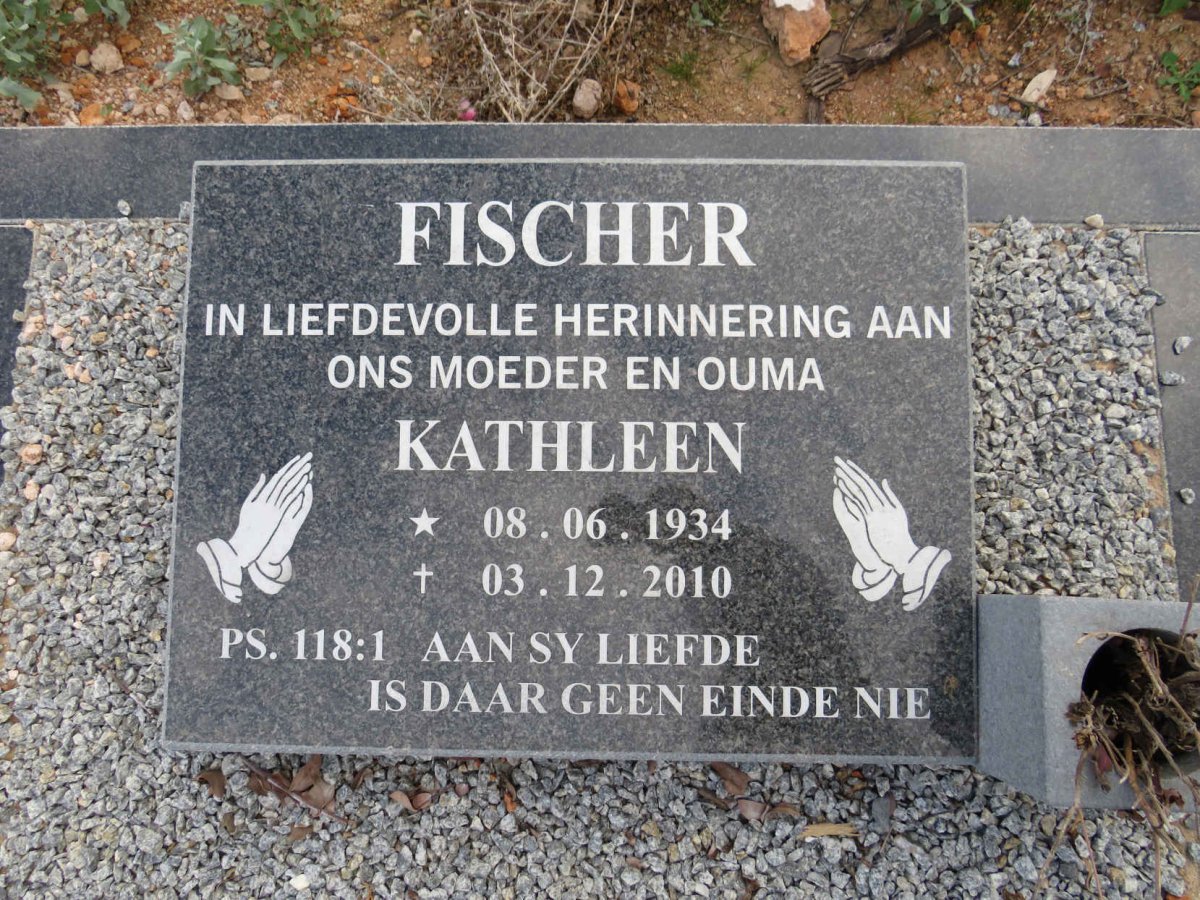 FISCHER Kathleen 1934-2010
