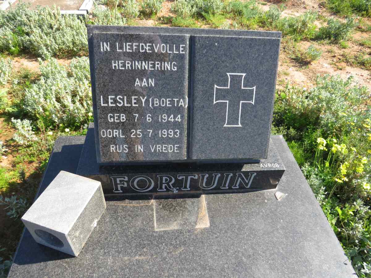 FORTUIN Lesley 1944-1993