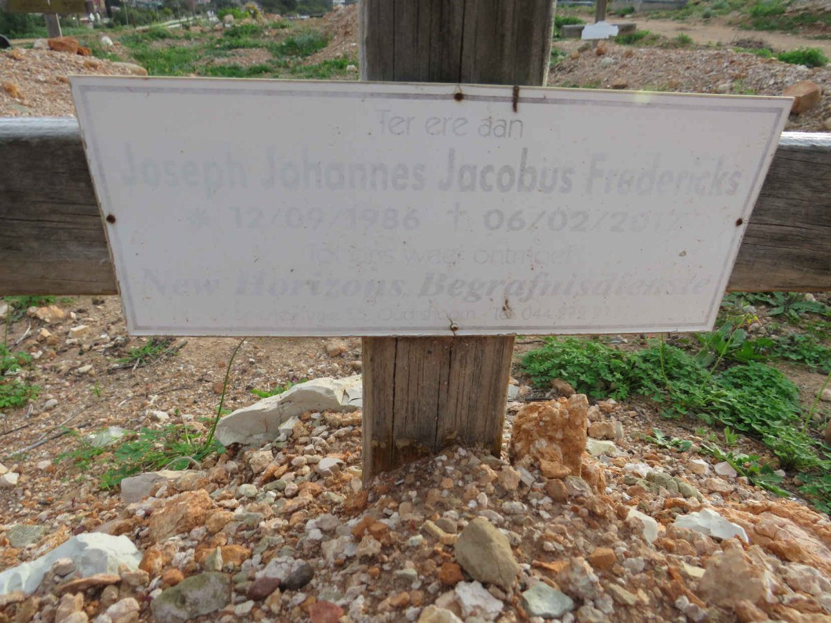 FREDERICKS Joseph Johannes Jacobus 1986-201?