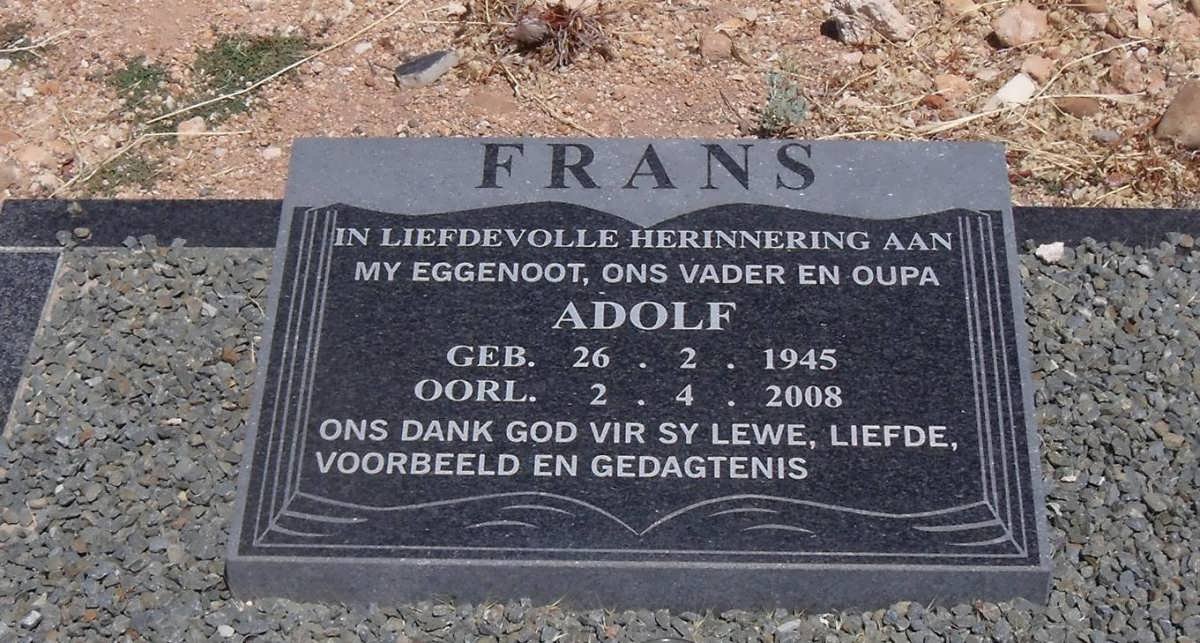 FRANS Adolf 1945-2008