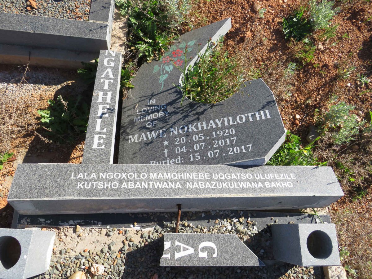 GANGATHELE Mawe Nokhayilothi 1920-2017_1