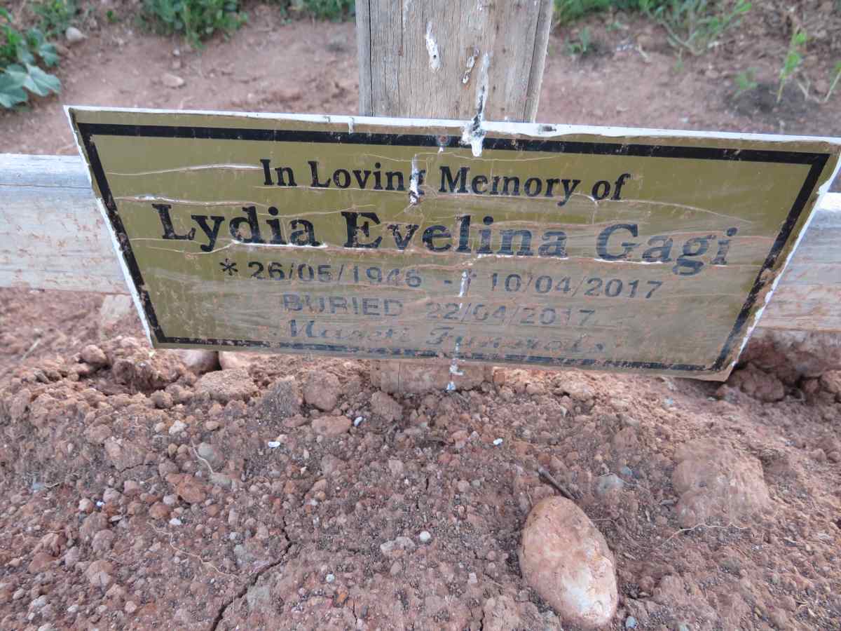 GAGI Lydia Evelina 1946-2017