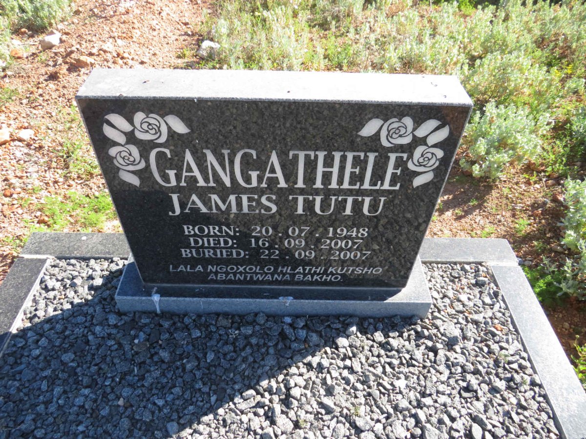 GANGATHELE James Tutu 1948-2007