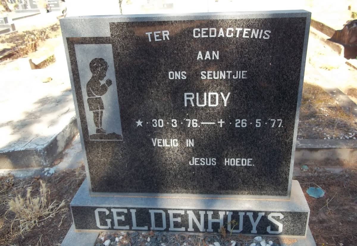 GELDENHUYS Rudy 1976-1977