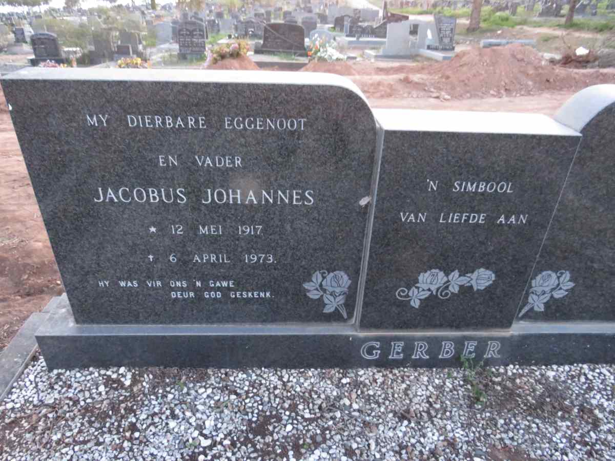 GERBER Jacobus Johannes 1917-1973