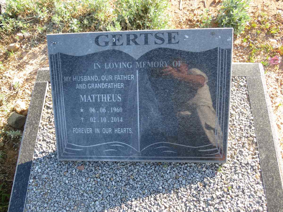 GERTSE Mattheus 1960-2014