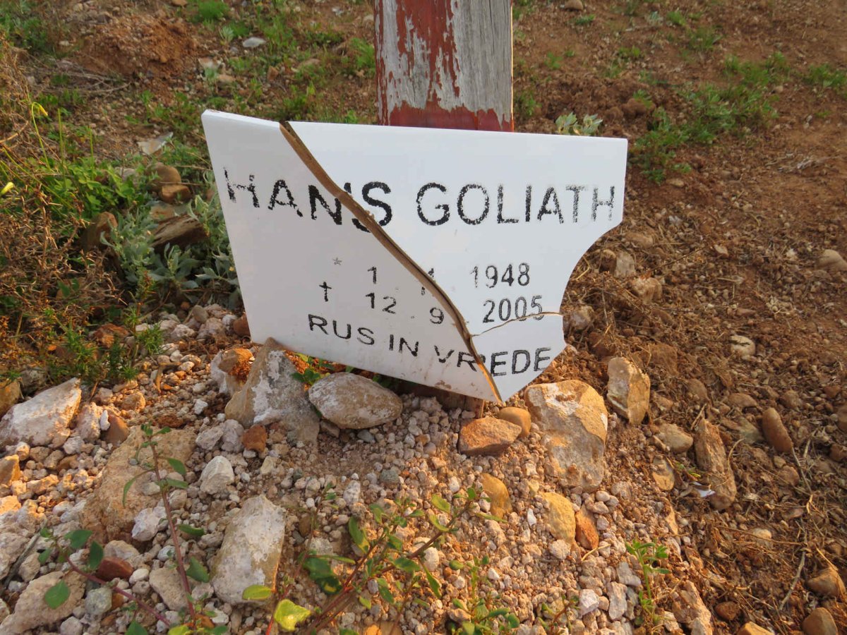GOLIATH Hans 1948-2005
