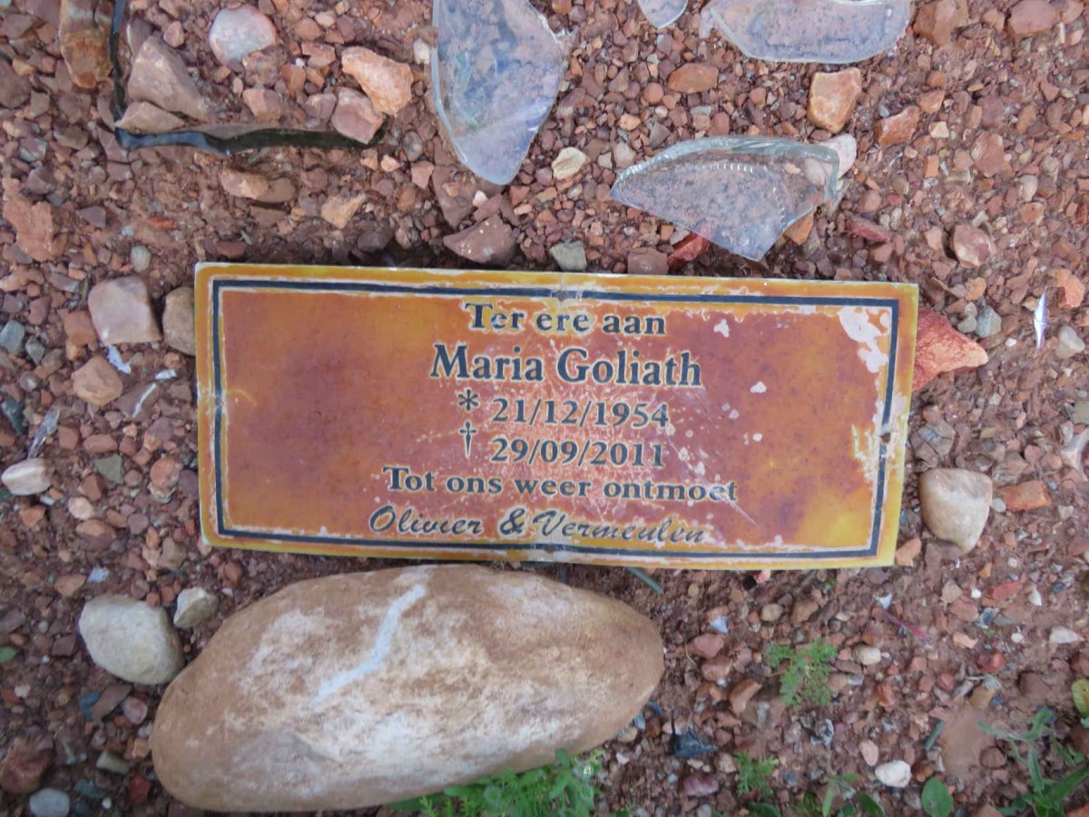 GOLIATH Maria 1954-2011