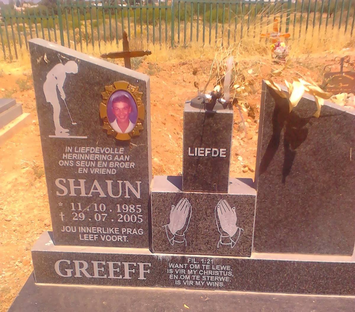 GREEFF Shaun 1985-2005