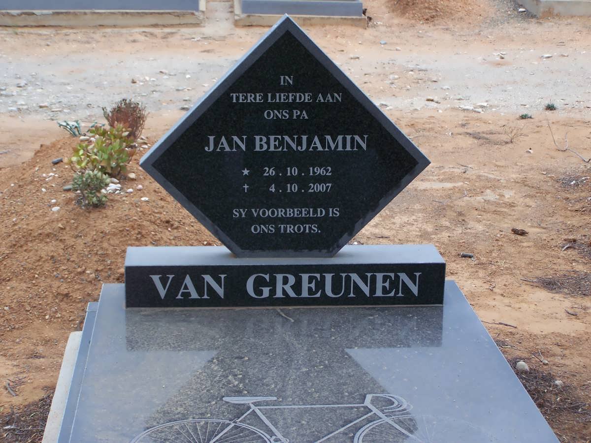GREUNEN Jan Benjamin, van 1962-2007
