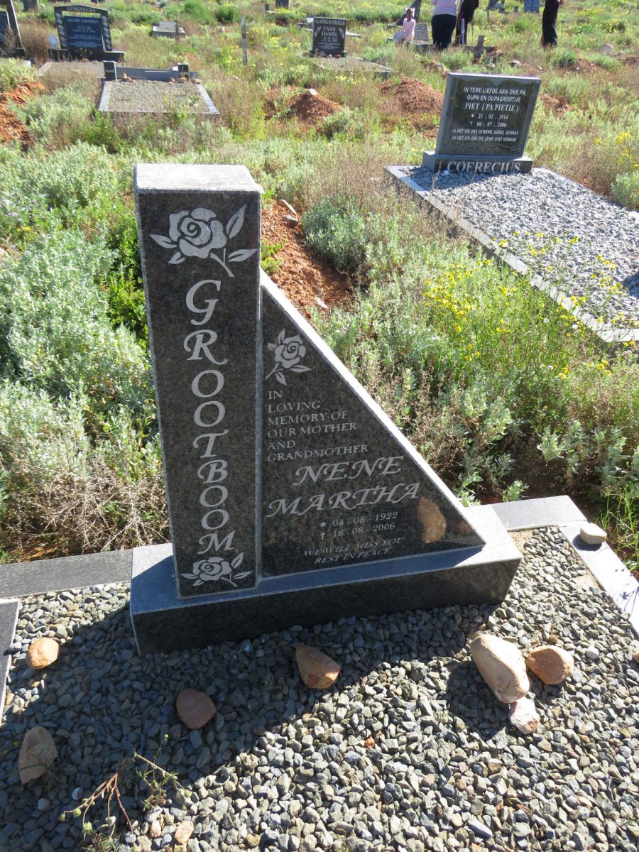 GROOTBOOM Nene Martha 1922-2006