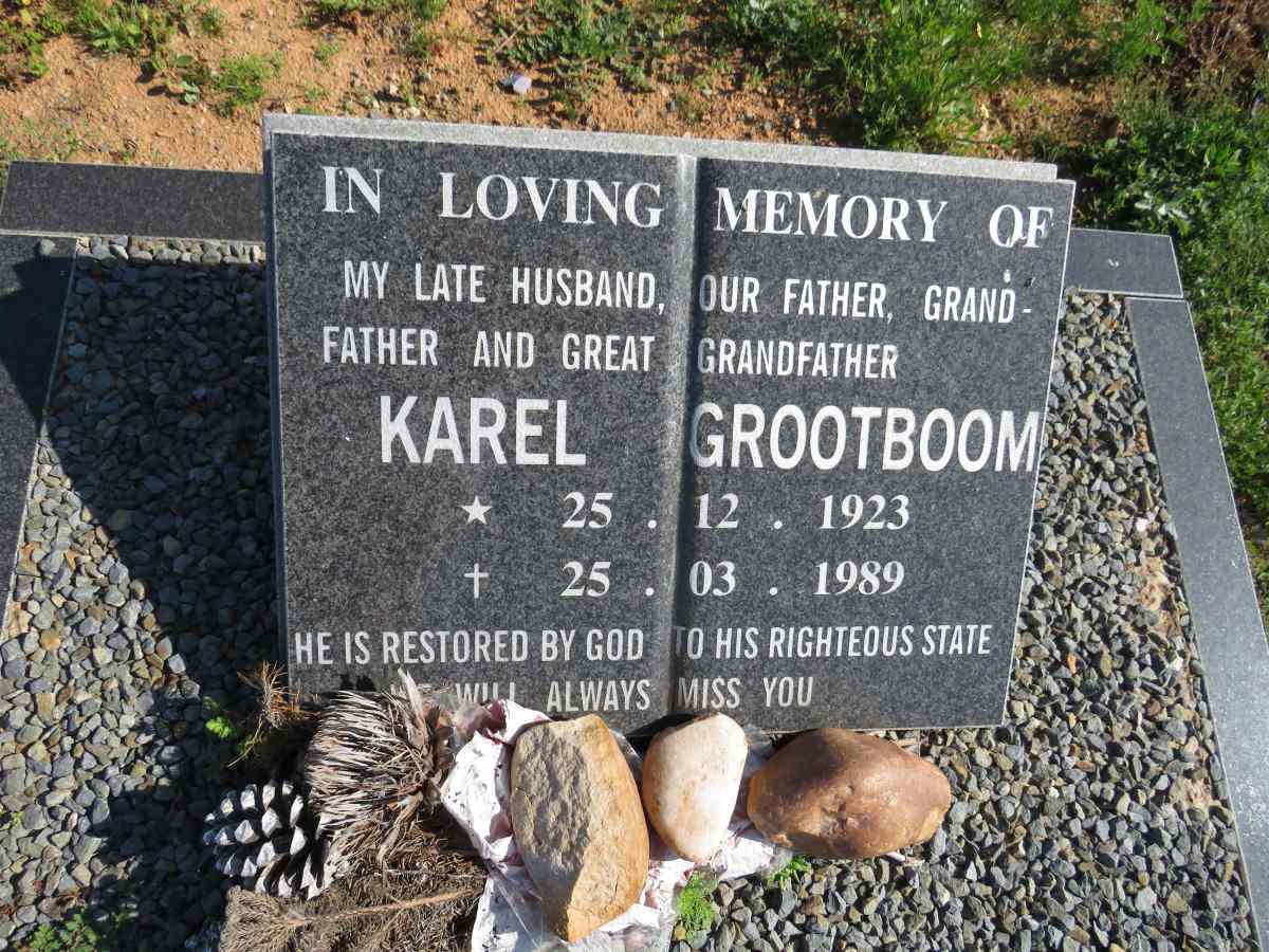 GROOTBOOM Karel 1923-1989