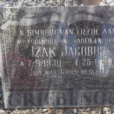 GRIEBENOUW Izak Jacobus 1930-1992