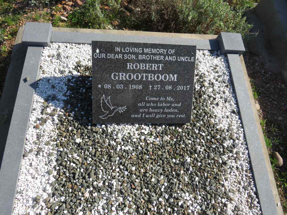 GROOTBOOM Robert 1968-2017