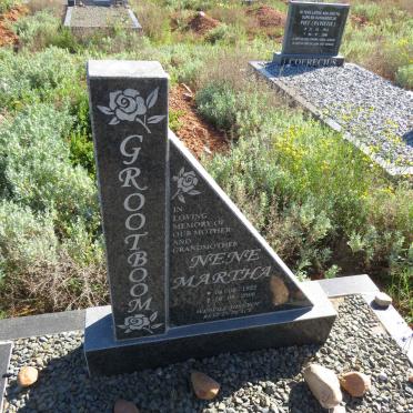 GROOTBOOM Nene Martha 1922-2006