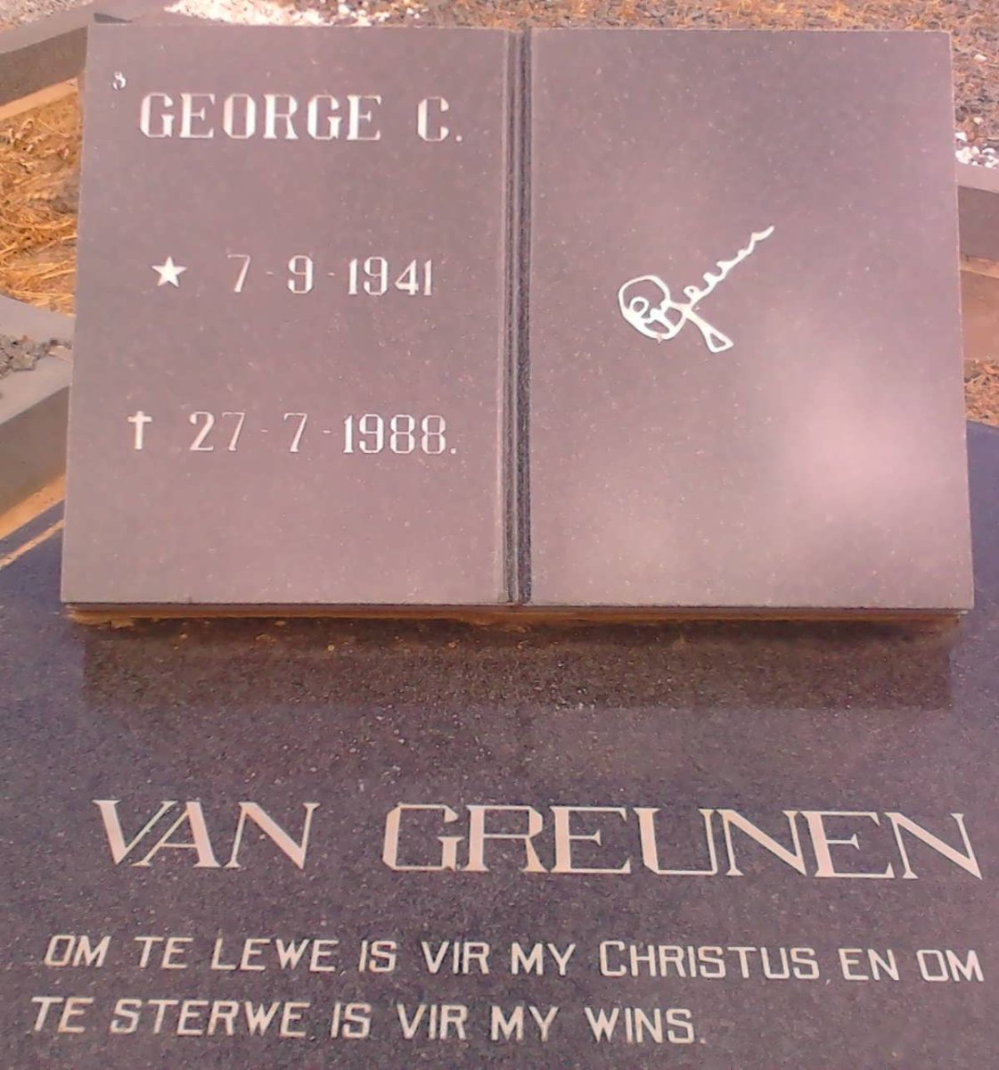 GREUNEN George C., van 1941-1988
