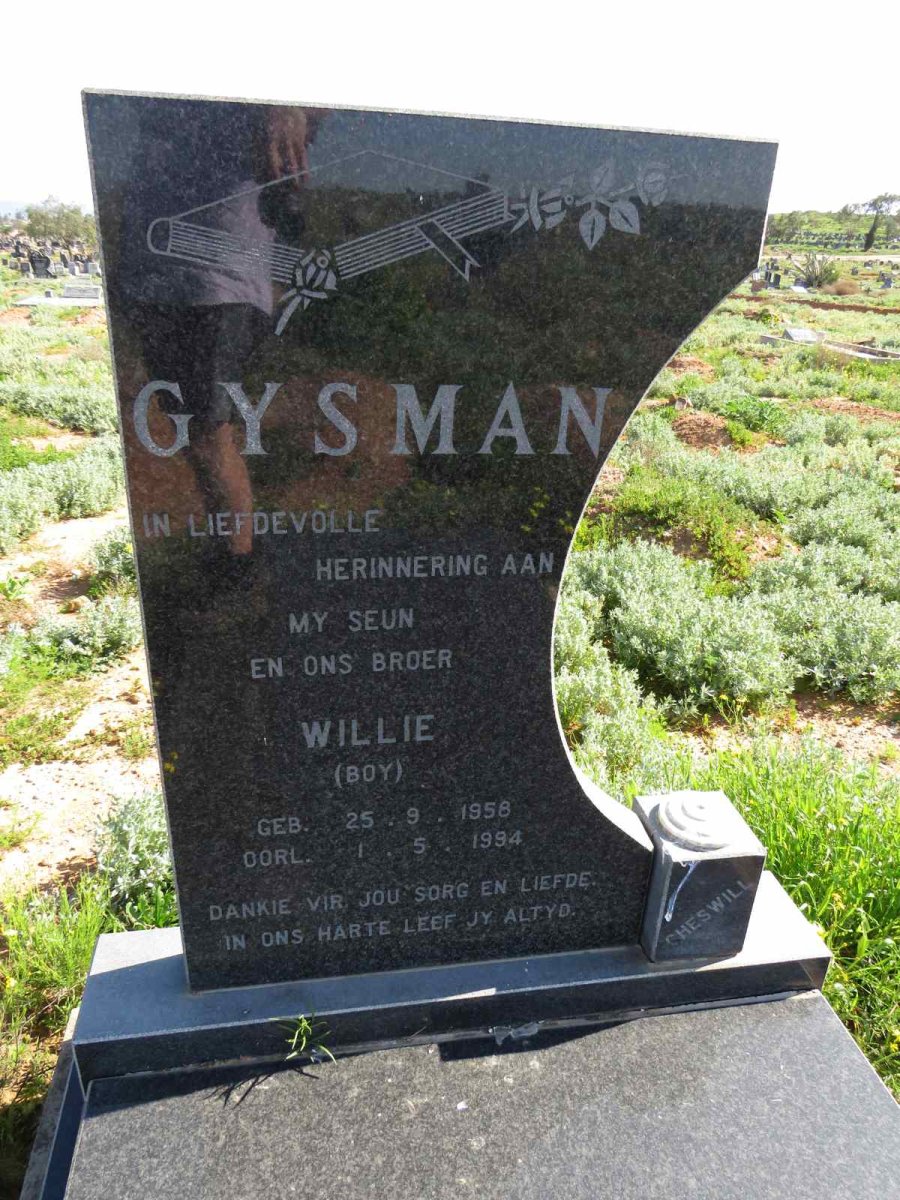 GYSMAN Willie 1958-1994