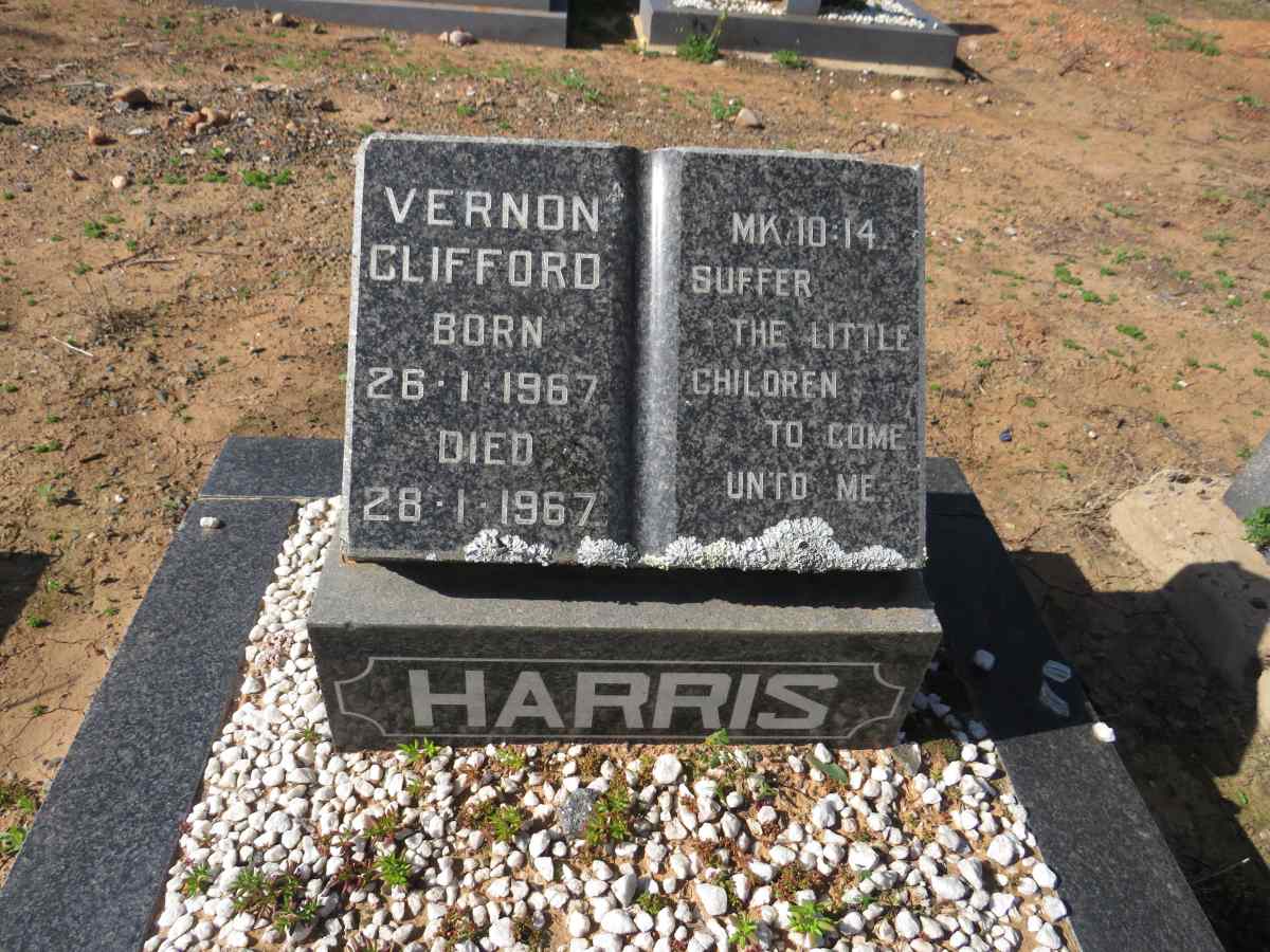 HARRIS Vernon Clifford 1967-1967