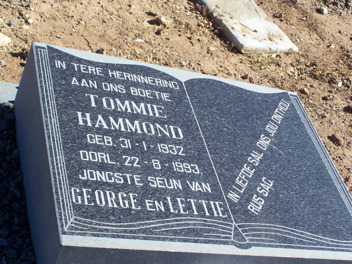 HAMMOND Tommie 1932-1993