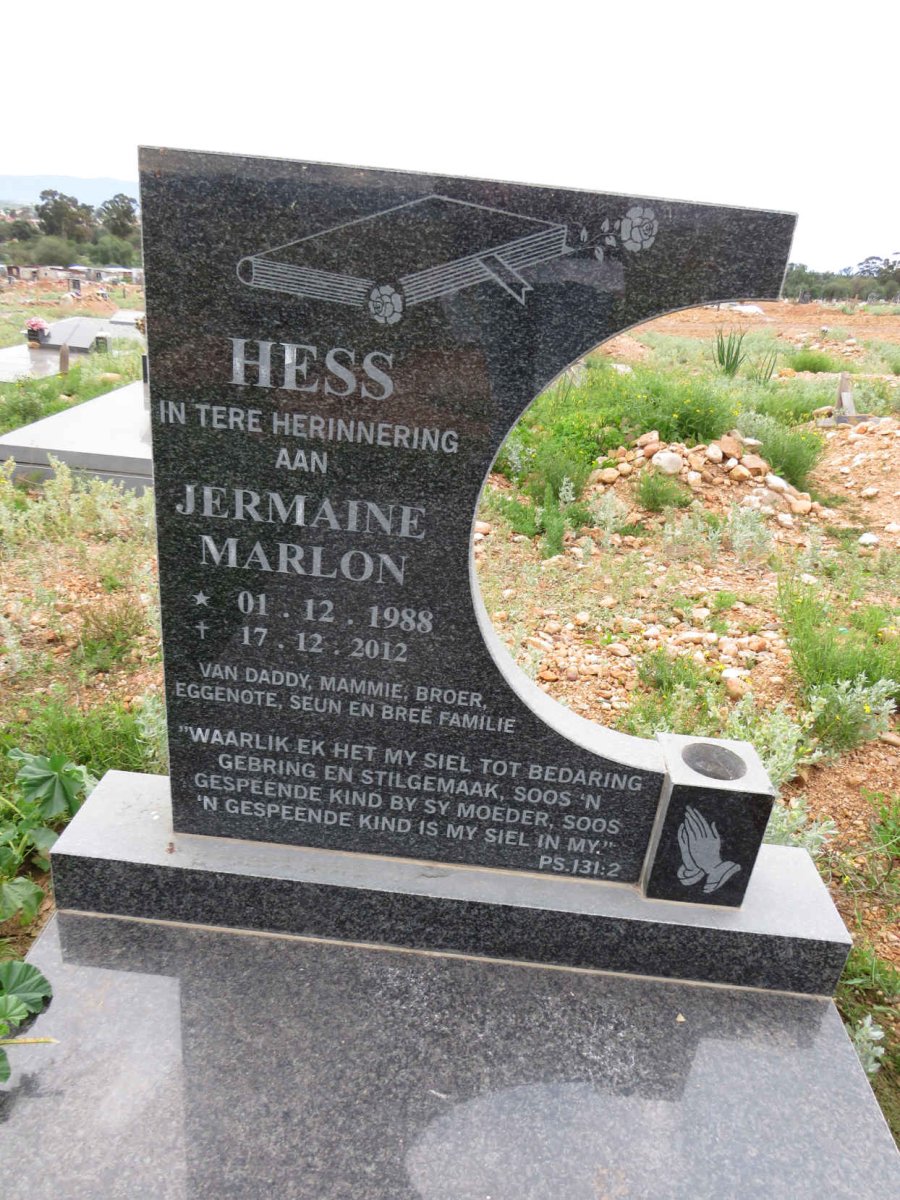 HESS Jermaine Marlon 1988-2012