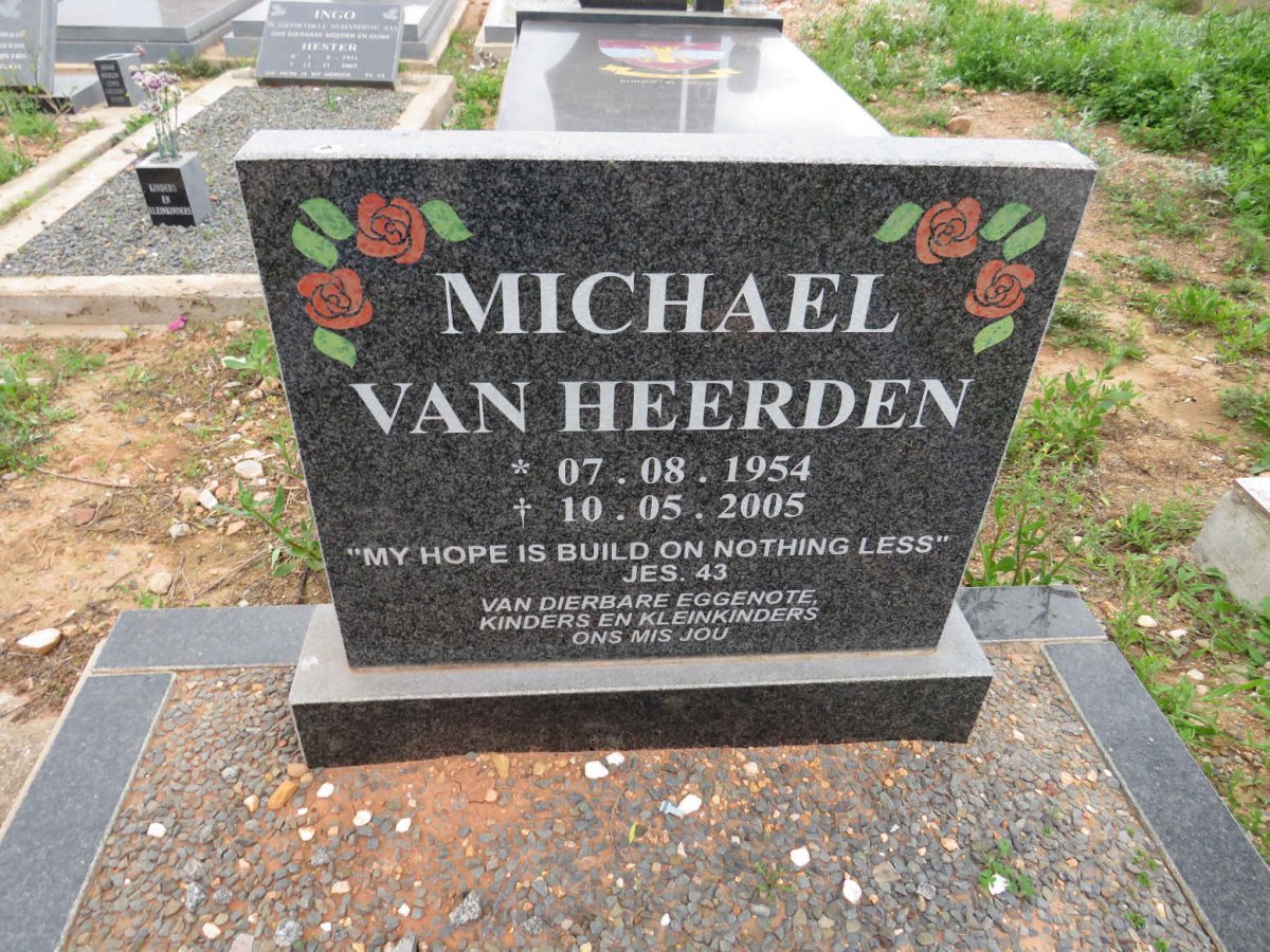 HEERDEN Michael, van 1954-2005