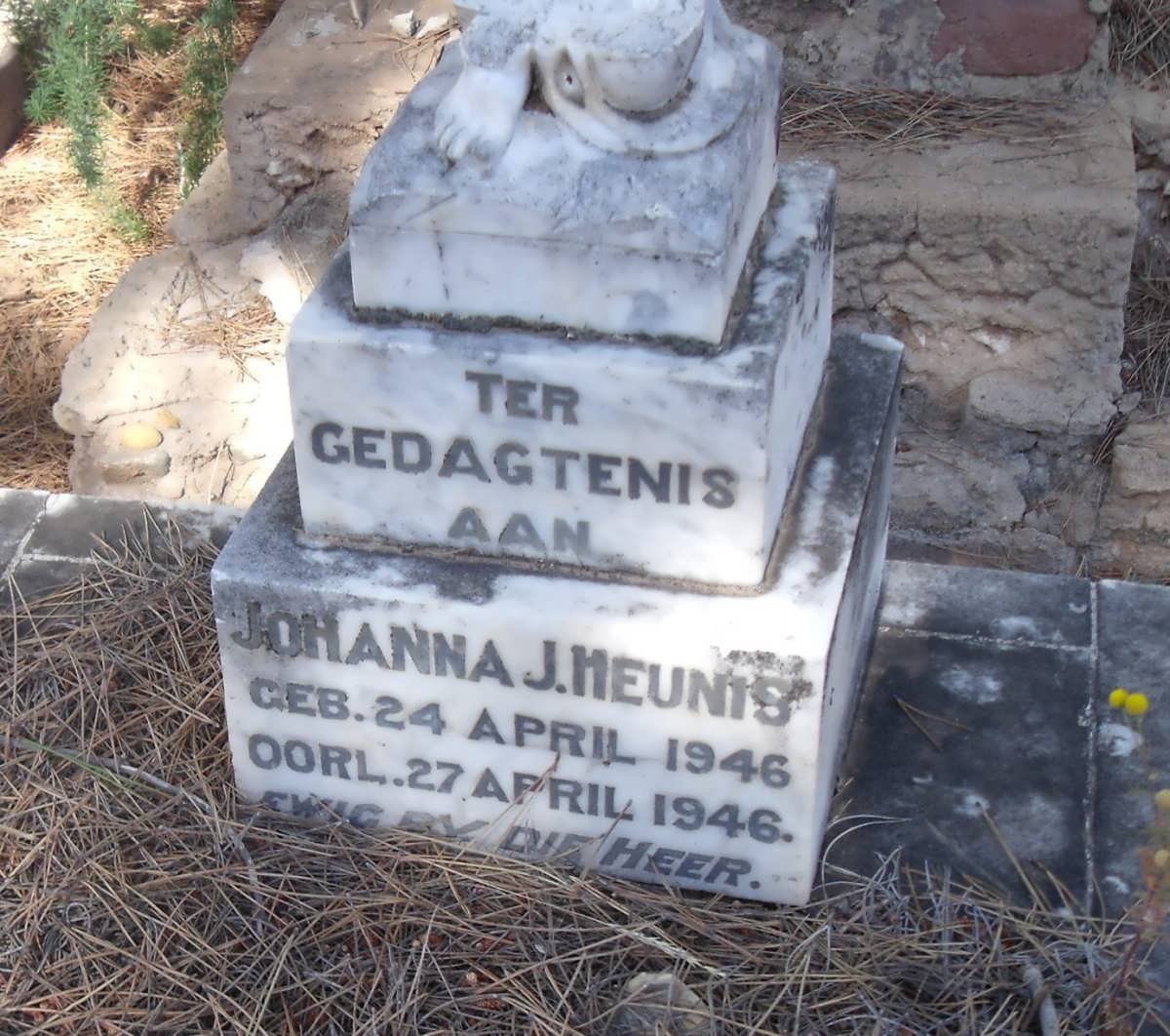 HEUNIS Johanna J. 1946-1946