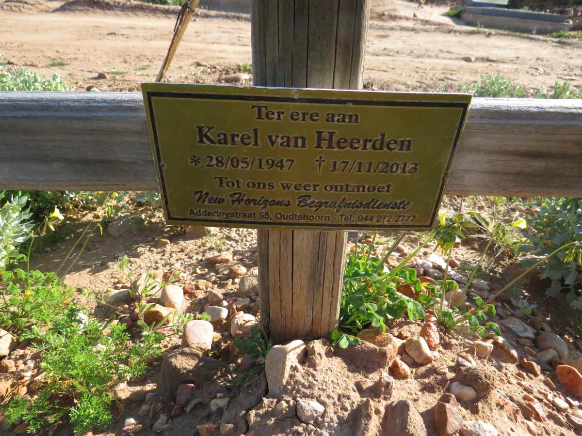 HEERDEN Karel, van 1947-2013