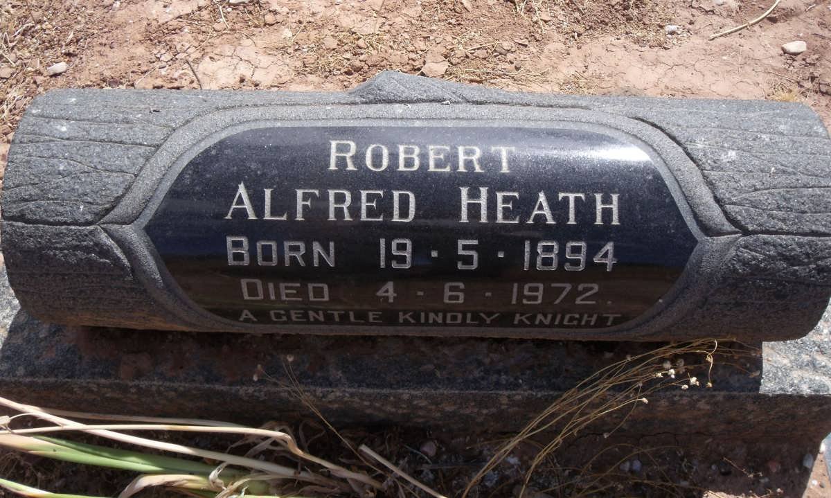 HEATH Robert Alfred 1894-1972