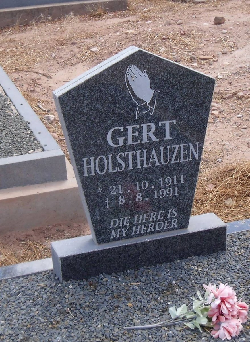 HOLTSHAUZEN Gert 1911-1991