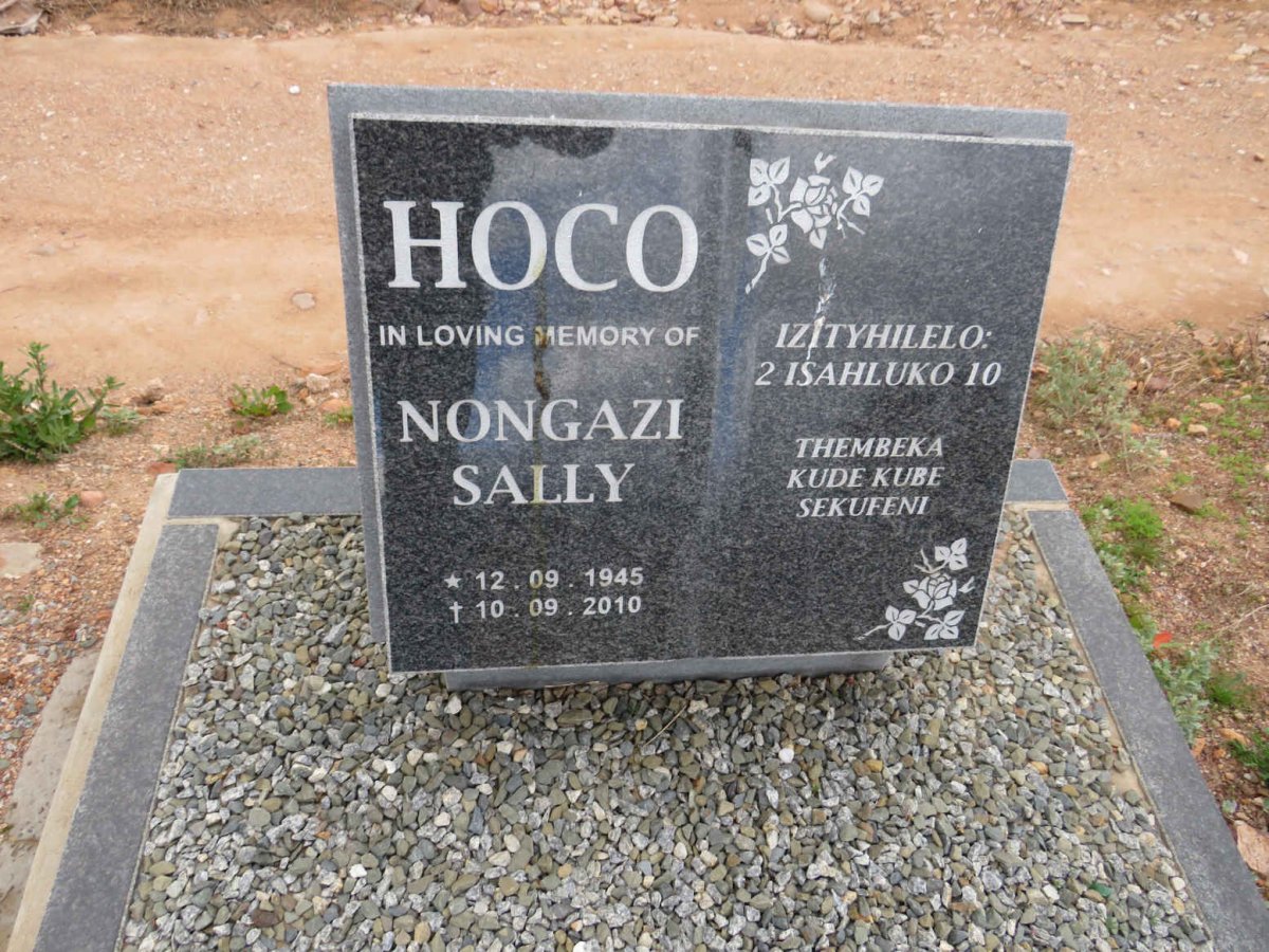 HOCO Nongazi Sally 1945-2010