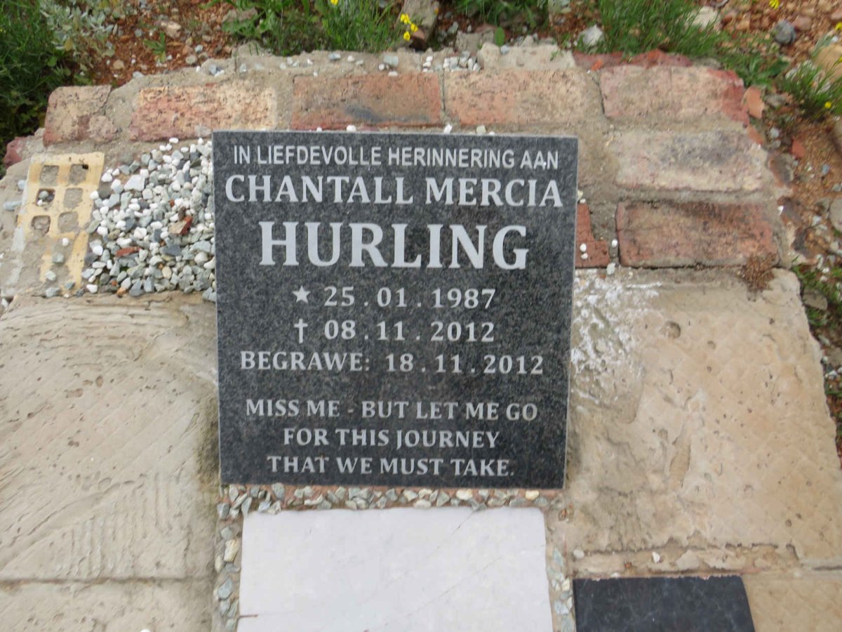 HURLING Chantall Mercia 1987-2012