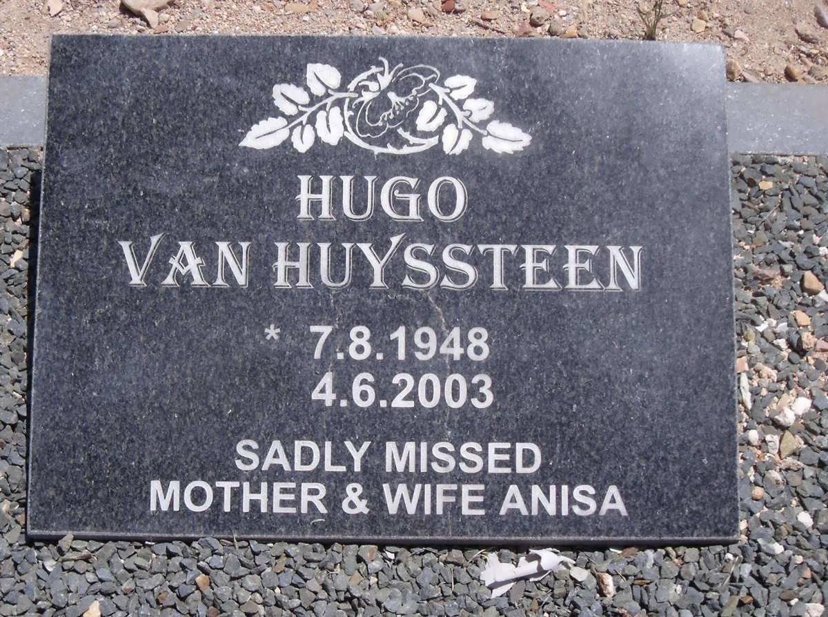 HUYSSTEEN Hugo, van 1948-2003