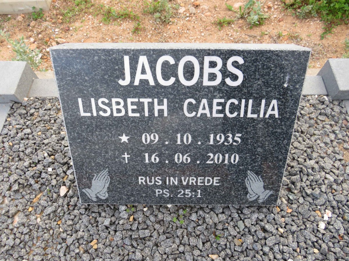 JACOBS Lisbeth Caecilia 1935-2010