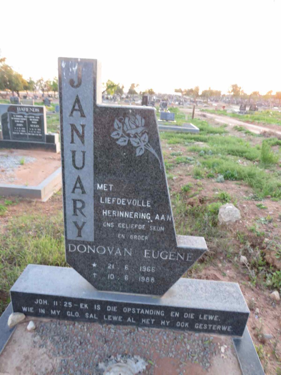 JANUARY Donovan Eugene 1966-1988