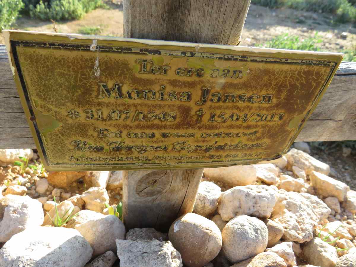 JANSEN Monisa 1948-2013