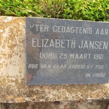 JANSEN Elizabeth -1961