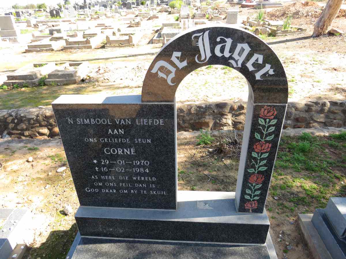 JAGER Corne, de 1970-1984