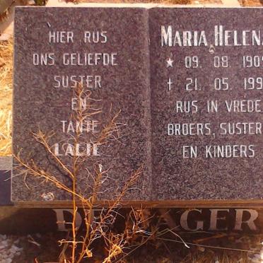 JAGER Maria Helena, de 1909-1996