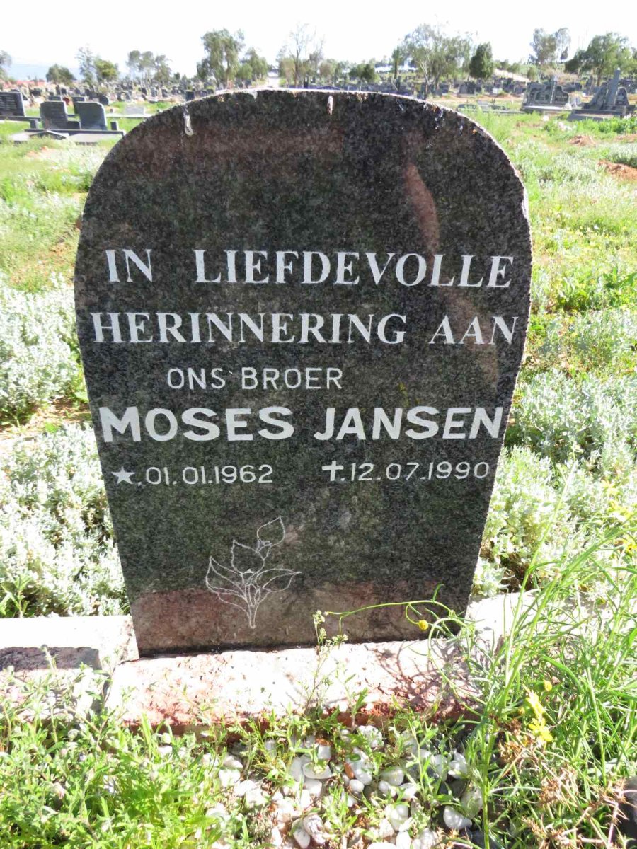 JANSEN Moses 1962-1990