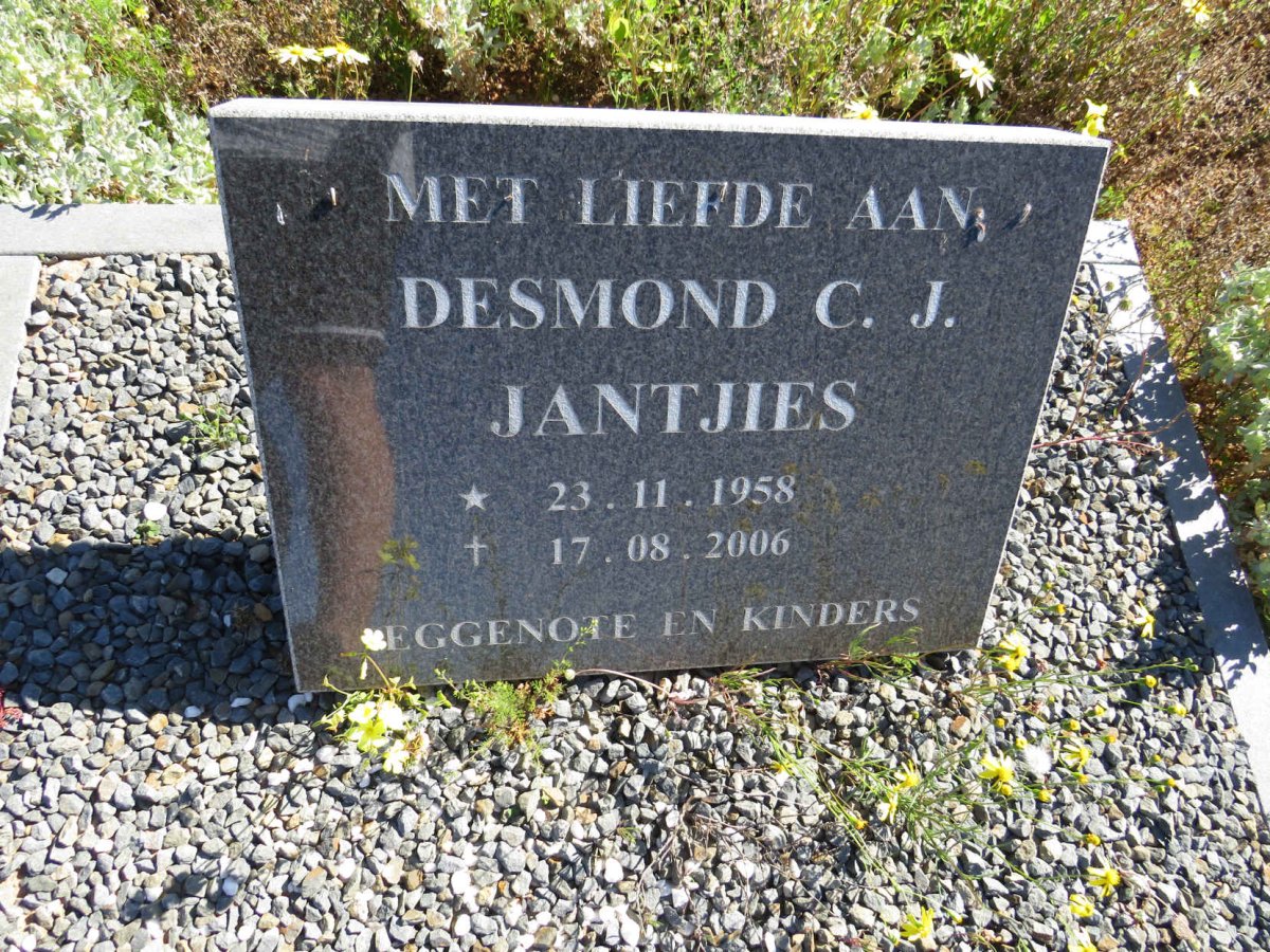 JANTJIES Desmond C.J. 1958-2006