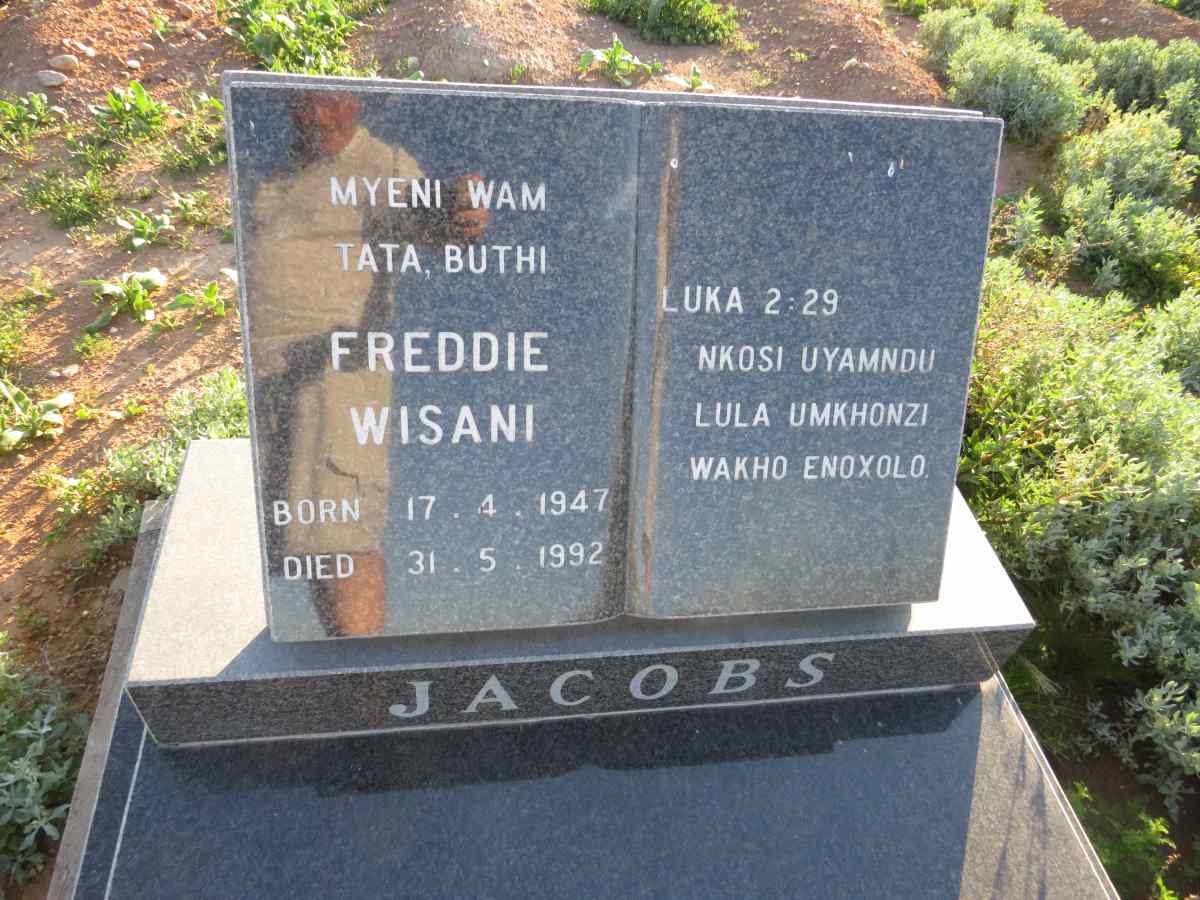 JACOBS Freddie Wisani 1947-1992