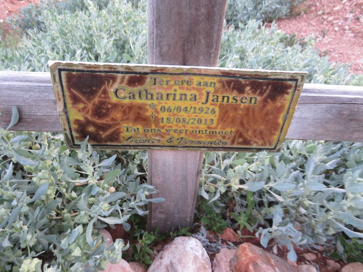 JANSEN Catharina 1926-2013